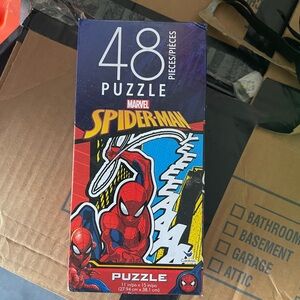 Marvel Spider-Man Puzzle with Red and Blue Design